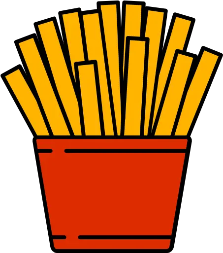 Free Icon French Fries French Fries Silhouette Png French Fries Icon