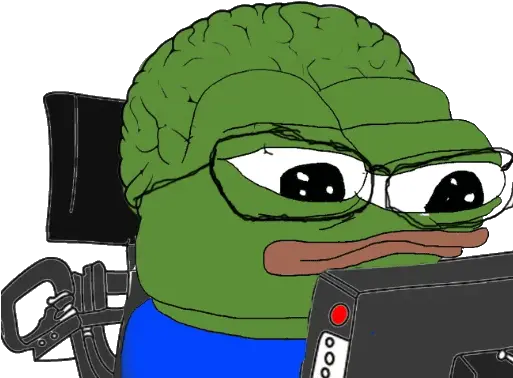 Sticker Maker Pepe The Frog Stephen Hawking Pepe Png Pepe Frog Png