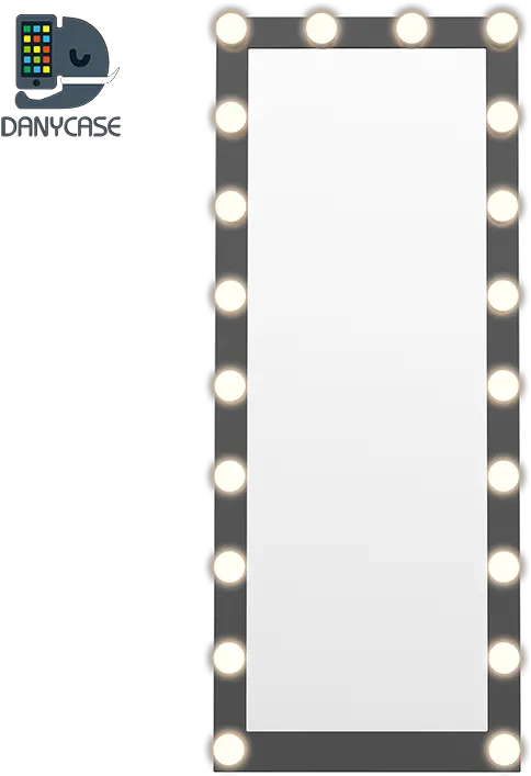 Full Length Mirror U2013 Large Door With Led Light Bulbs Png Lights