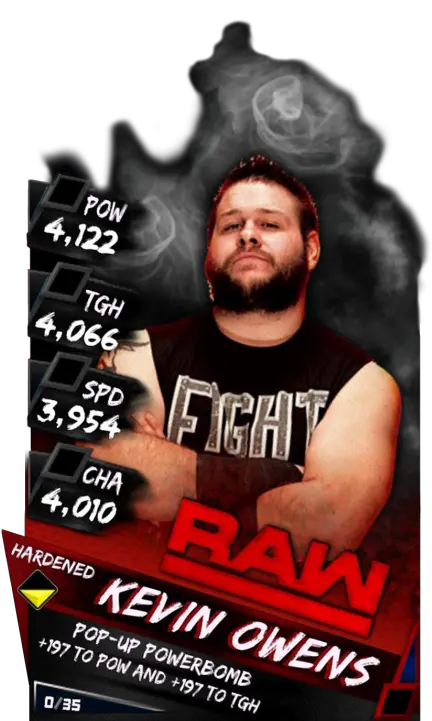 Kevin Owens Wwe Supercard Png Kevin Owens Png