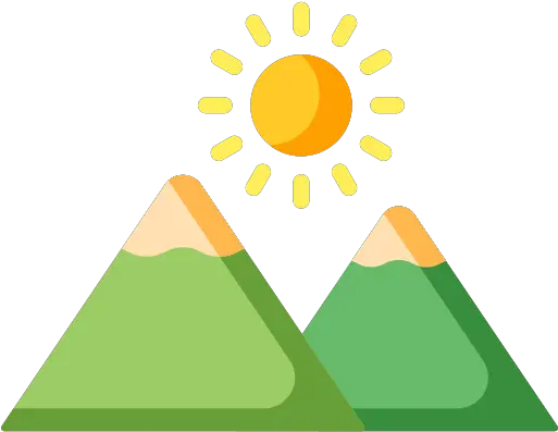 Mountain Icon From In The Village Pack Style Flat Png Mount Icon