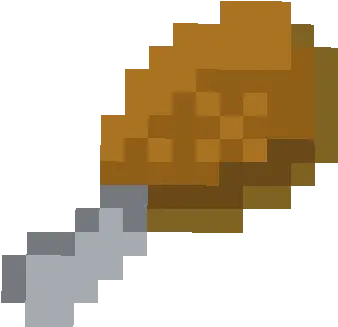 Chicken Leg Pixel Art Yin Yang Png Minecraft Chicken Png