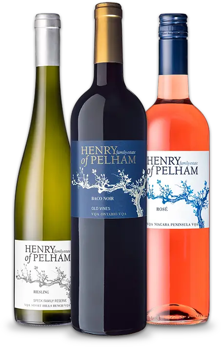 Pelham Wine Bottles Henry Of Pelham Baco Noir 2017 Png Wine Bottle Transparent Background