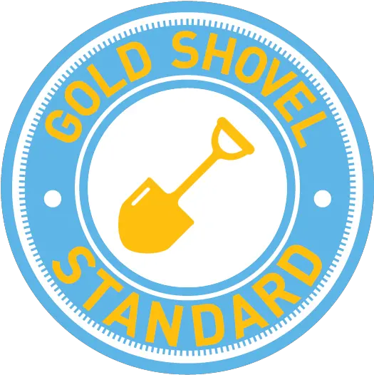 Home Gold Shovel Standard Certified Png Shovel Logo