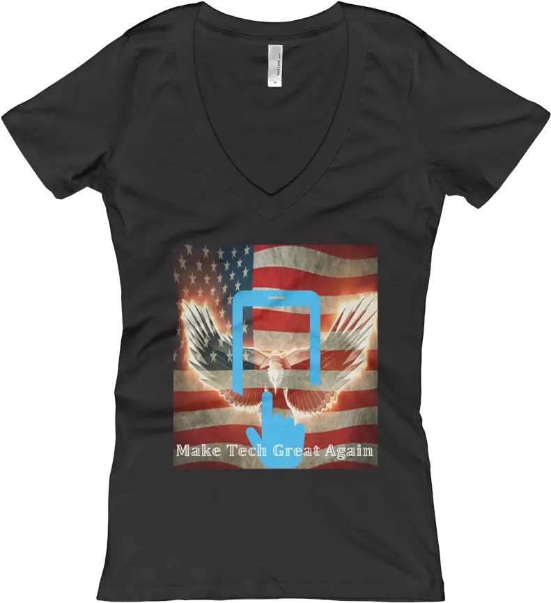 Make America Great Again Tech Womenu0027s V Neck Tshirt Png Make America Great Again Png