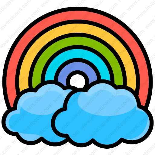 Download Rainbow Vector Icon Clip Art Png Rainbow Vector Png
