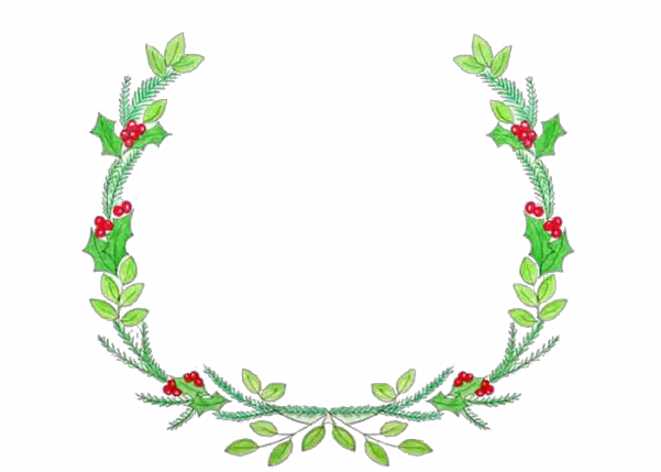 Wreath Png Free Images Transparent Christmas Wreath Half Png Wreath Png