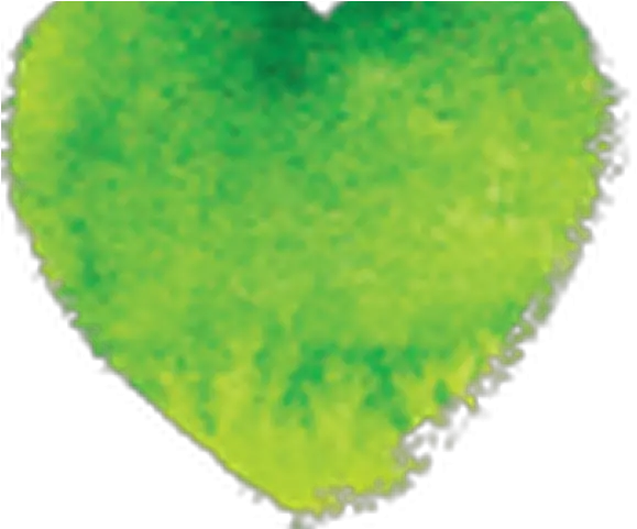 Green Watercolour Heart Png Ball Watercolor Heart Png