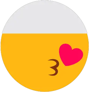 Emoji Face Heart Islam Kiss Love Circle Png Kiss Emoji Png