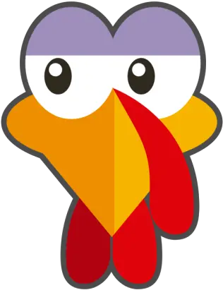 Turkey Face Crazy Eyes Halloween By Sassysoclassy Inktale Png