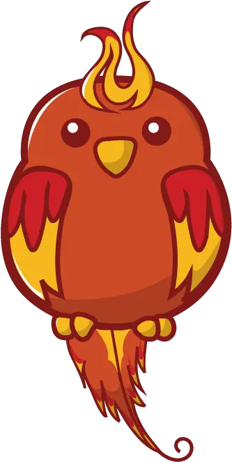 Cute Phoenix Cartoon Big Png Phoenix Transparent Background