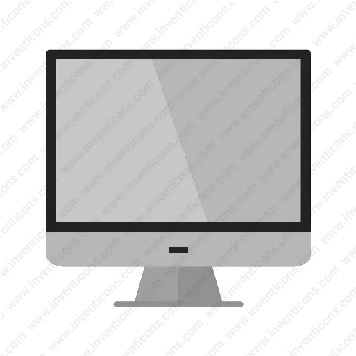 Download Computer Monitor Vector Icon Inventicons Horizontal Png Pc Monitor Icon