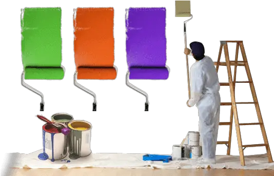 Download Home Painting Painting Work In Qatar Png Painter Png