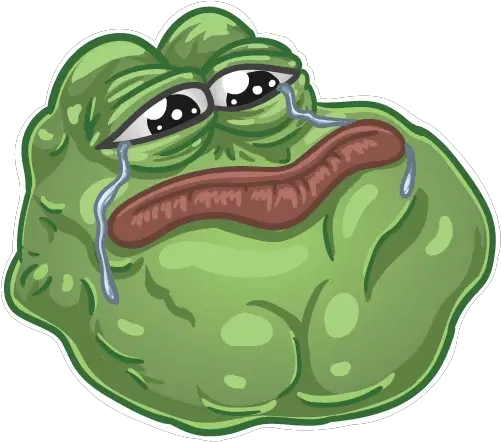 Sad Pepe For Telegram Pepe Sticker For Telegram Png Sad Pepe Png