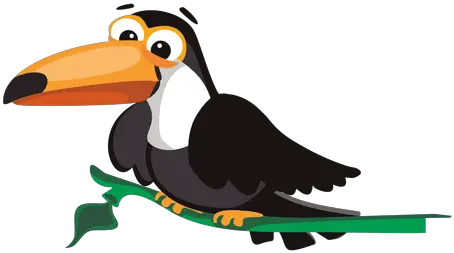 Transparent Png Svg Vector File Sitting Bird Cartoon Png Toucan Png