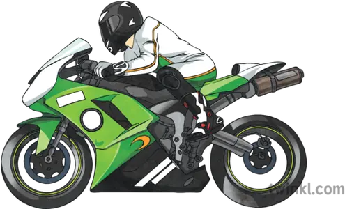 Motorbike Racer Man Riding Bike Speed Man On Motorbike Illustration Png Speed Racer Png