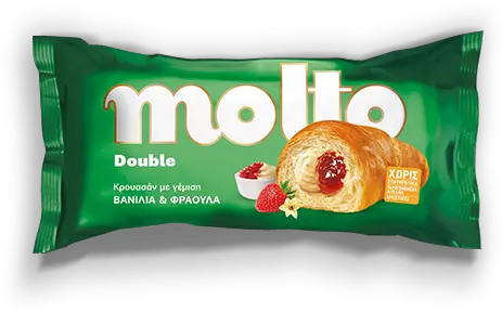 Croissant Vanilla And Strawberry Molto 110g Convenience Food Png Croissant Transparent