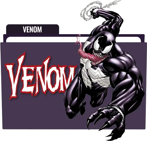 Venom Cartoon Folder Icon Free Download Venom Marvel Comics Png Venom Transparent