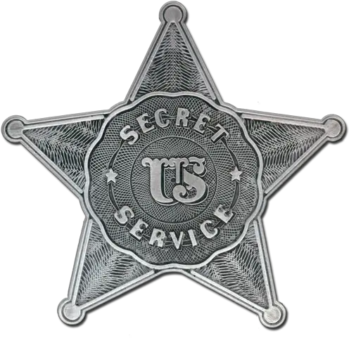 Badge Of The United States Secret Secret Service Badge Png Secret Png