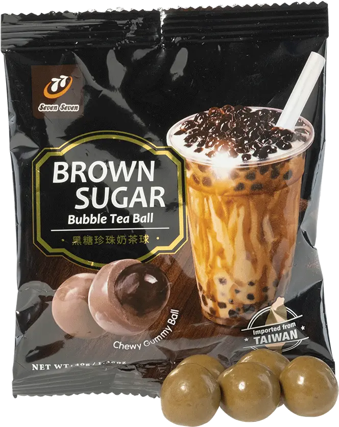 Brown Sugar Bubble Tea Ball Brown Sugar Bubble Tea Ball Png Bubble Tea Transparent