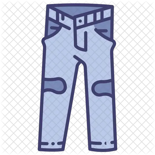 Ripped Jeans Icon Of Colored Outline Floor Hockey Png Ripped Jeans Png