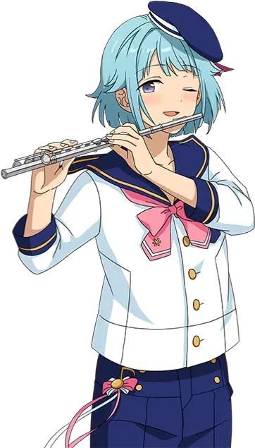 Hajime Shino Full Render Bloomed Hajime Shino Pngs Flute Png