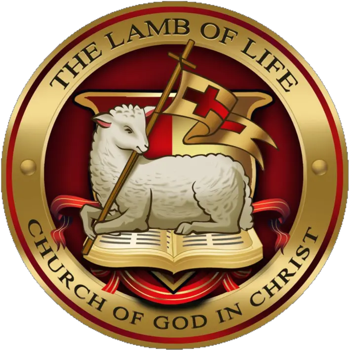 Lamb Of Life Church God In Christ Emblem Png Lamb Of God Logo