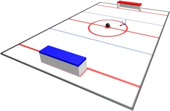 Hockey Rink With Sticks Roblox Air Hockey Png Hockey Rink Png