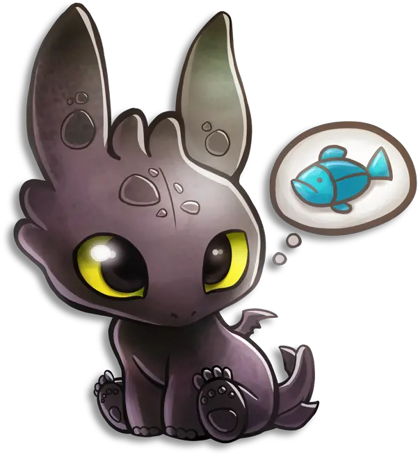 Download Hd Tiny Toothless Train Your Dragon Cute Png Toothless Png