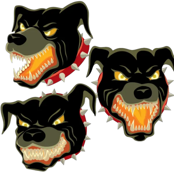 Cerberus Cartoon Clipart Rottweiler Clipart Angry Png Cerberus Png