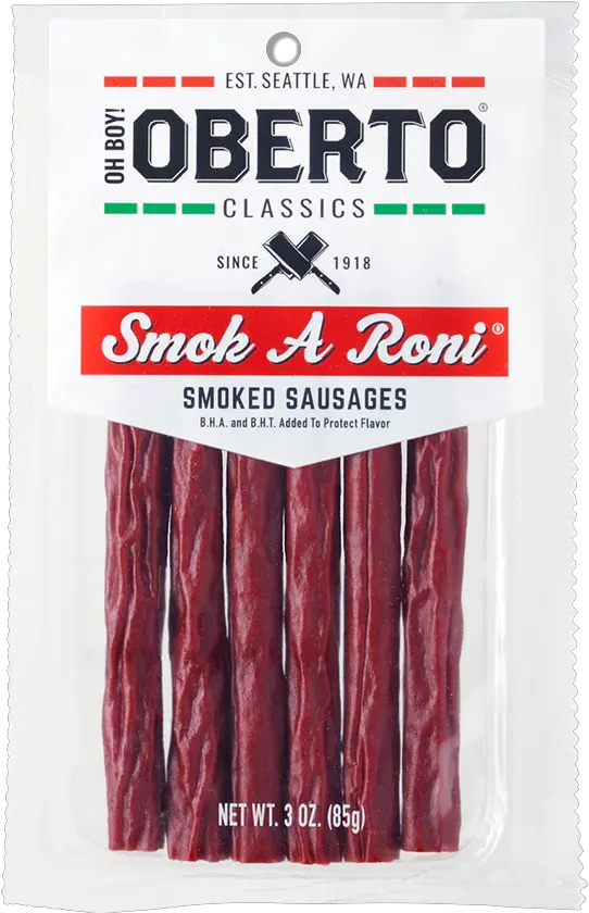 Smok A Roni U2014 Oberto Oberto Smoked Sausage Sticks Png Smok Png