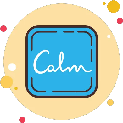 Calm App Icon U2013 Free Download Png And Vector Calm App Icon Aesthetic Galaxy S6 Move Apps Icon