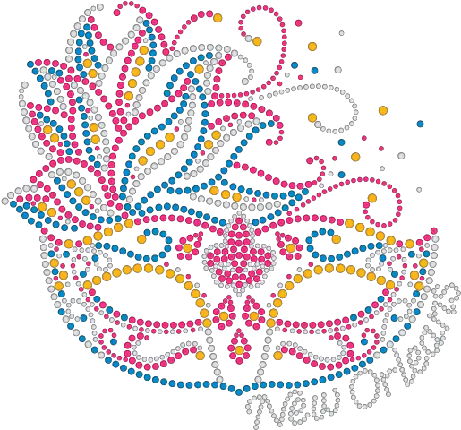 Mardi Gras Rhinestone Mask With Pink And Blue Feathers Transparent Background Mardi Gras Feathers Png Mardi Gras Mask Png