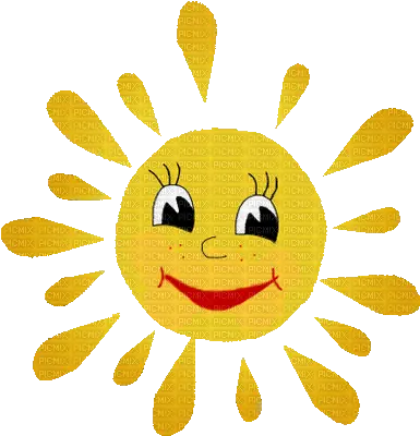 Sun Sonne Soleil Summer Ete Sommer Face Deco Tube Gif Anime Animation Soleil Png Animated Facebook Icon