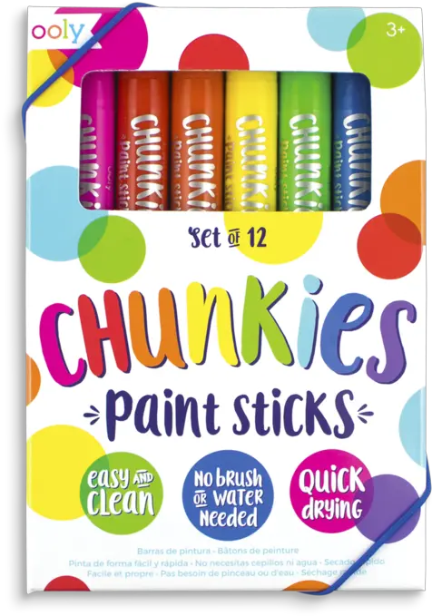 Ooly Art Supplies Chunkies Paint Sticks Png Art Supplies Png