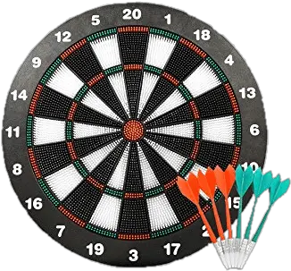 Dart Board And Darts Transparent Png Dart Board Transparent Background Dart Png