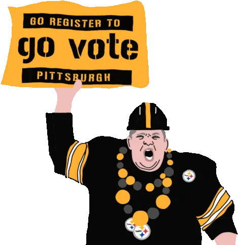 Steelers Pittsburgh Gif Steelers Pittsburgh Pittsburghsteelers Discover U0026 Share Gifs Steelers Vote Png Steelers Logo Clip Art