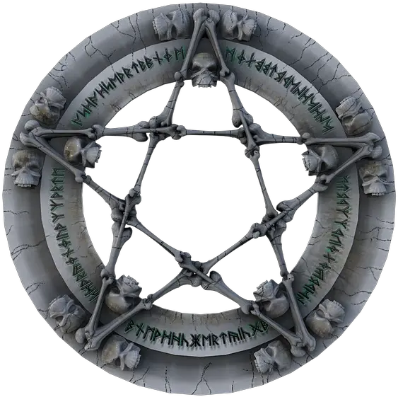 Pentagram Evil Mystery Clock Magic Circle Png Pentagram Png