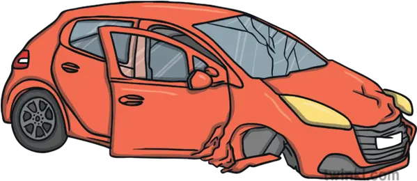 Vehicle Broken Car Accident Crash Broken Car Illustration Png Broken Car Icon