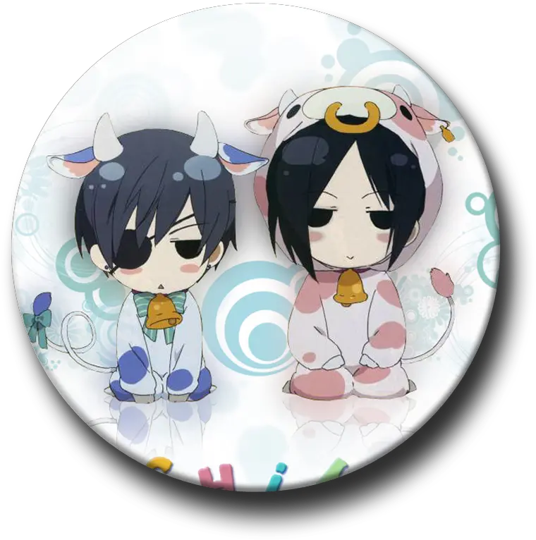 58mm Black Butler Ciel Phantomhive Sebastian Michaelis Anime Minal Aidin Walfaidzin Png Butler Icon