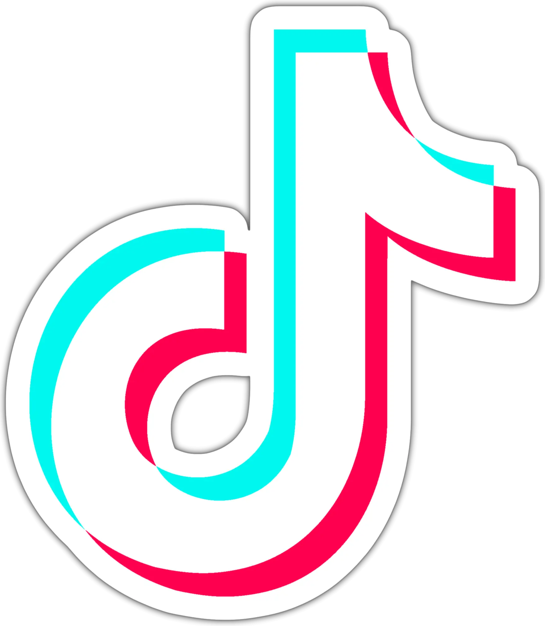 Tiktok White Png