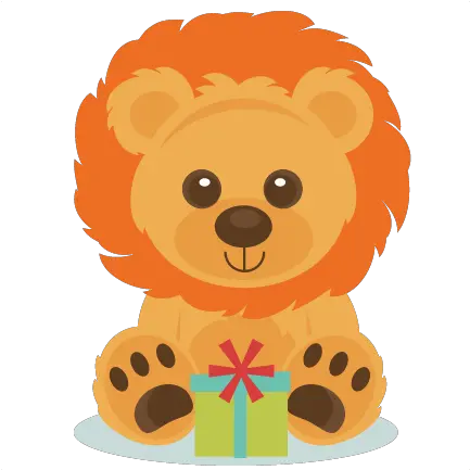 Birthday Lion Svg Scrapbook Cut File Cute Clipart Files For Baby Lion Cartoon Birthday Png Lion Silhouette Png