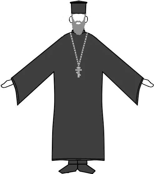 Eastern Orthodox Priest Clothing Greek Orthodox Priest Png Priest Png