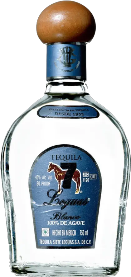 Siete Leguas Tequila Blanco 750ml Siete Leguas Blanco Tequila Png Patron Bottle Png