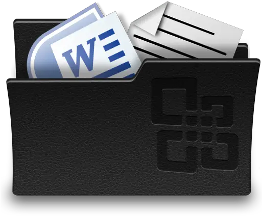 Folder Office Icon Microsoft Word 2007 Png Office Icon Png