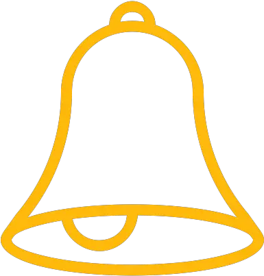 Alarm Allert Bell Notification Reminder Ring Icon Yellow Notification Bell Icon Png Notification Bell Png