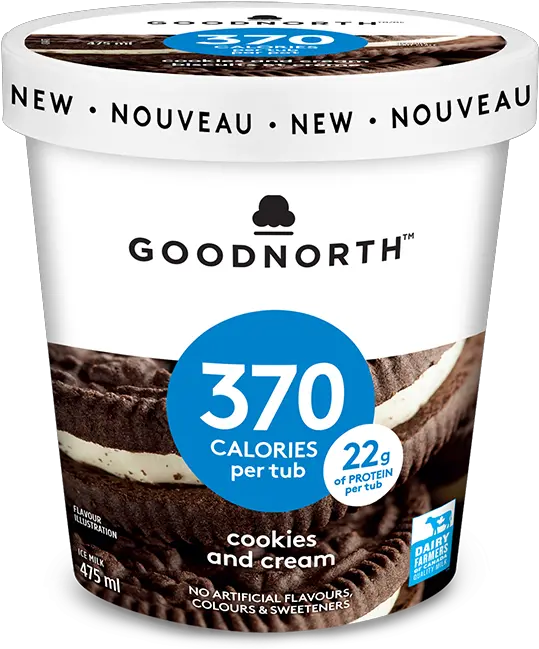 Goodnorth Cookies And Cream Good North Ice Cream Png Cookies And Cream Png