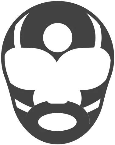 Luchador Mask Stripe Circle Detailed Silhouette Dot Png Tear Tattoo Png