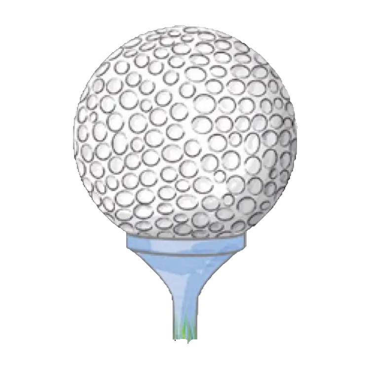 Golf Ball Golf Outing Invitation Png Golf Tee Png