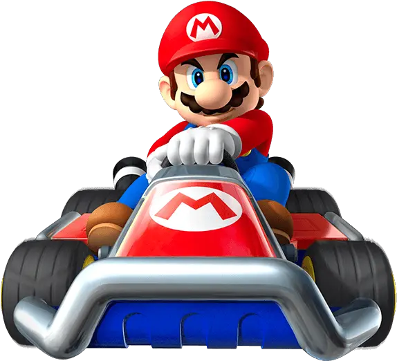 Mevida Denmark Mario On His Car Transparent Png Mario Kart 8 Deluxe Png